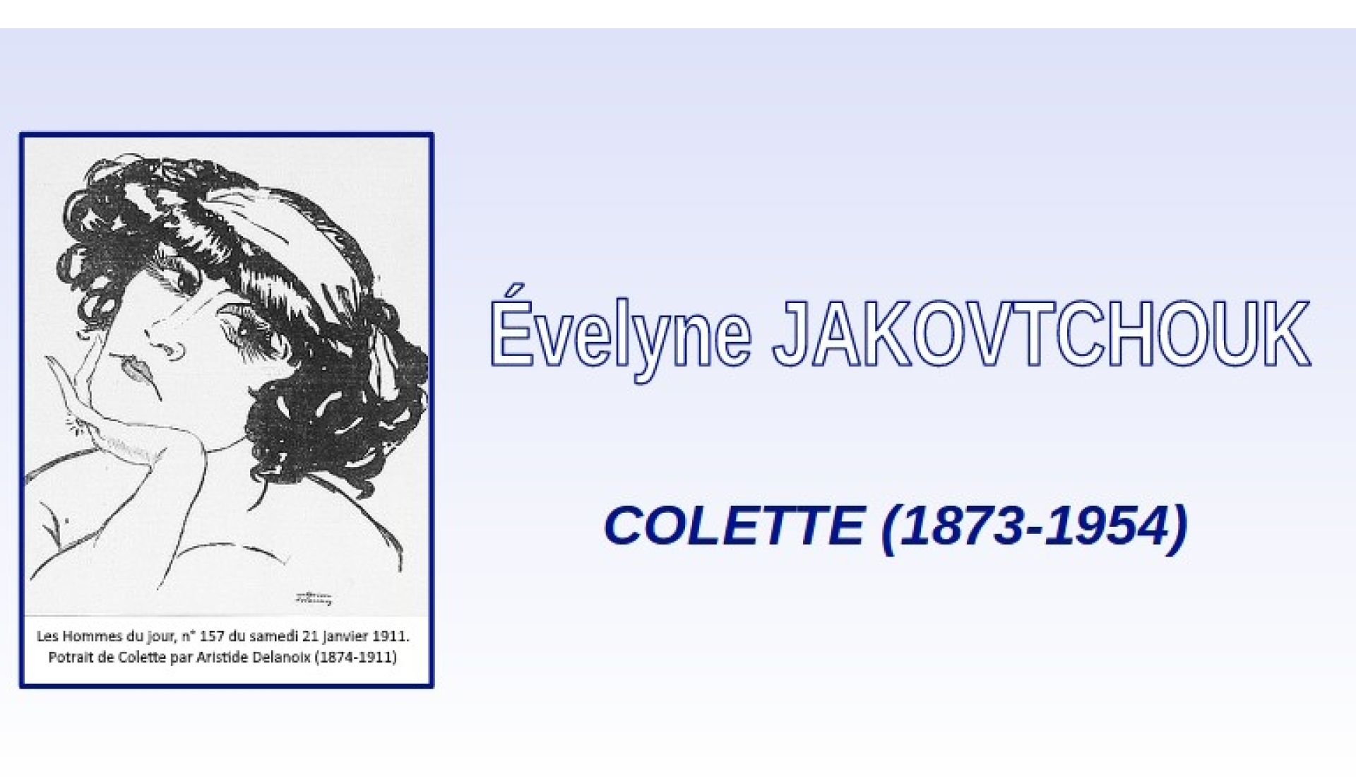 COLETTE (1873-1954)