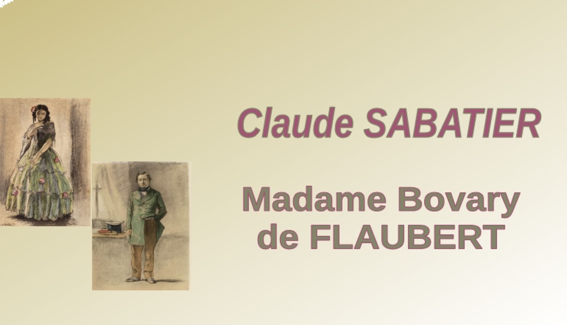 Mme Bovary de Flaubert