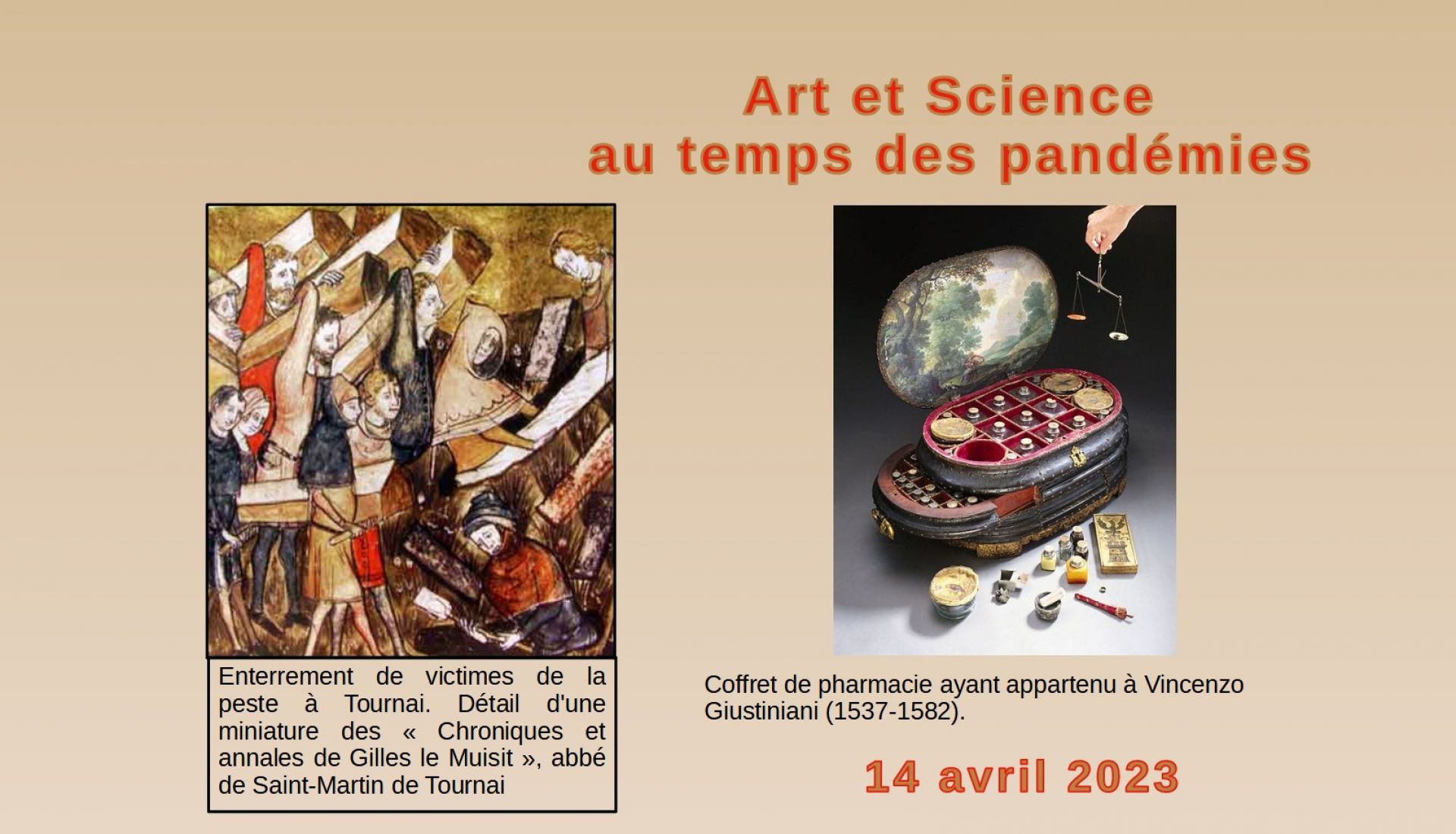 Art et science au temps des pandémies