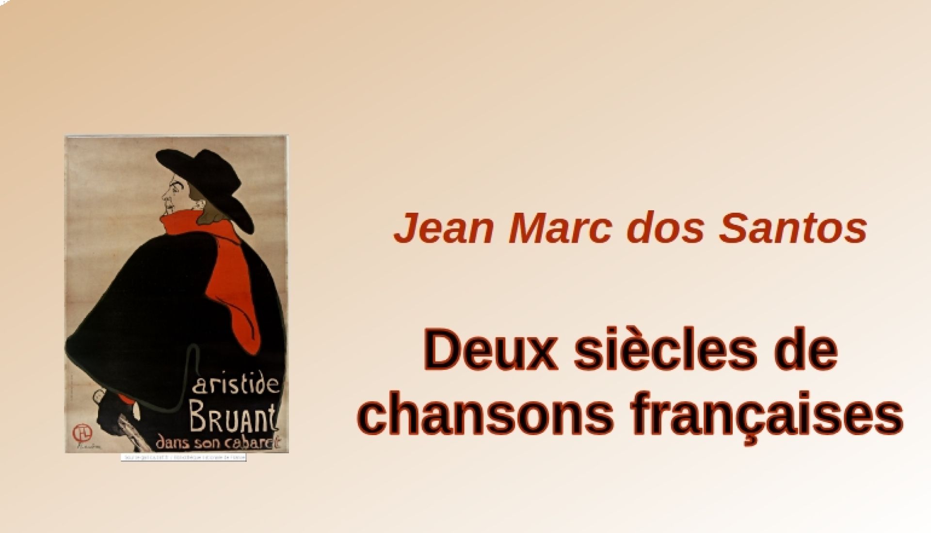 Deux siècles de chansons françaises