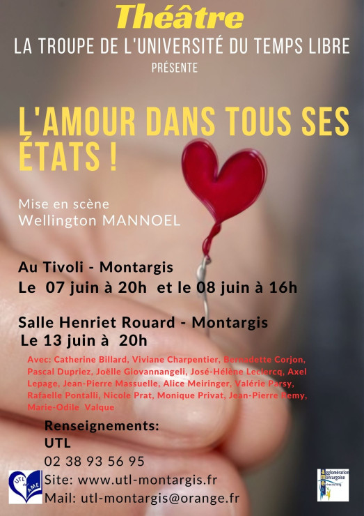 Théâtre de l'UTL ! L'Amour dans tous ses états ! Théâtre de l'UTL ! L'Amour dans tous ses états !