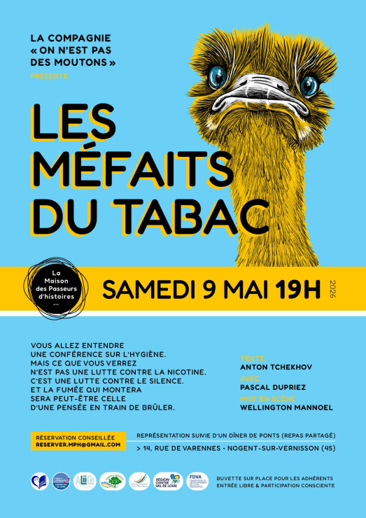 Théâtre - LES MÉFAITS DU TABAC  en mai 2026