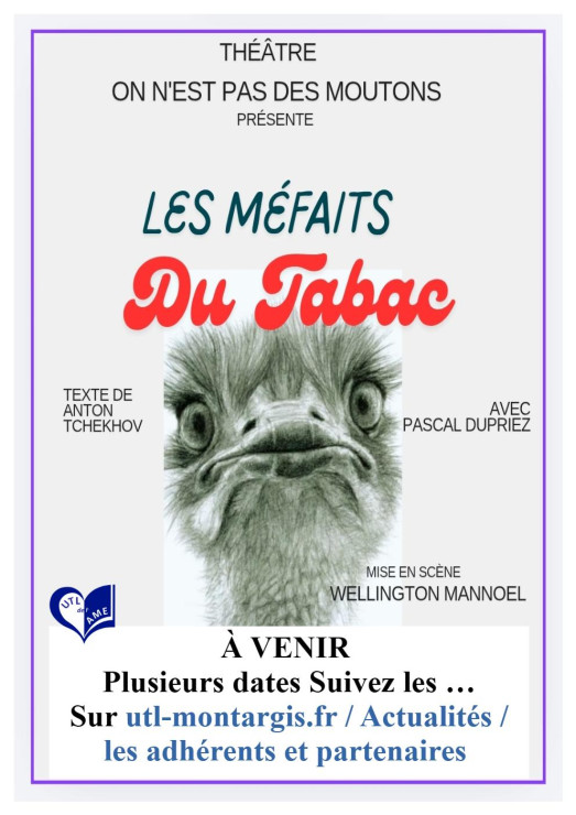 Théâtre - LES MÉFAITS DU TABAC  - Juin 2026