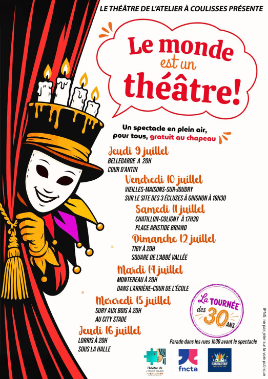 Théâtre - Atelier à Coulisses 30 ans