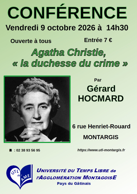 Agatha Christie, « la duchesse du crime »